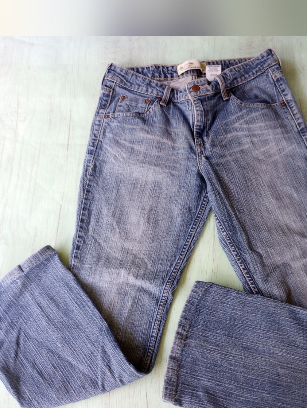 Levi Strauss Signature Jeans Womens 8x27 Blue Low Rise Bootcut